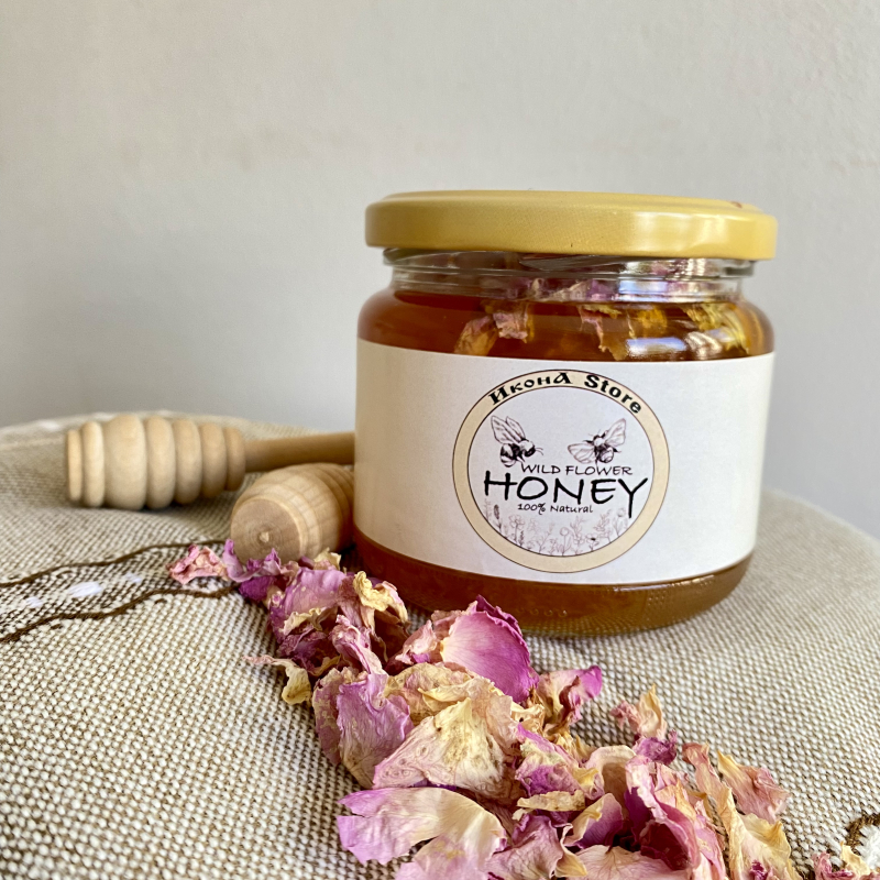 Honing met Bulgaarse Roos